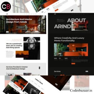 Architecture & Interior HTML Responsive Template
